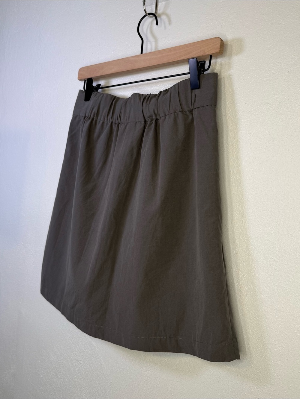 Lands End Canvas Faux Wrap Utility Skirt Curved Hem 100% Cotton Women's Size 0 - Picture 9 of 14